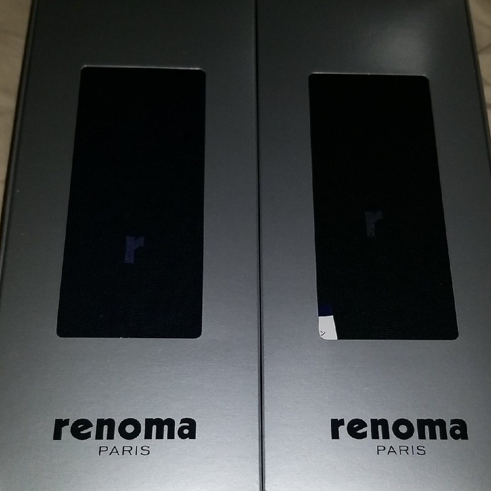 Renoma Paris Black Socks
